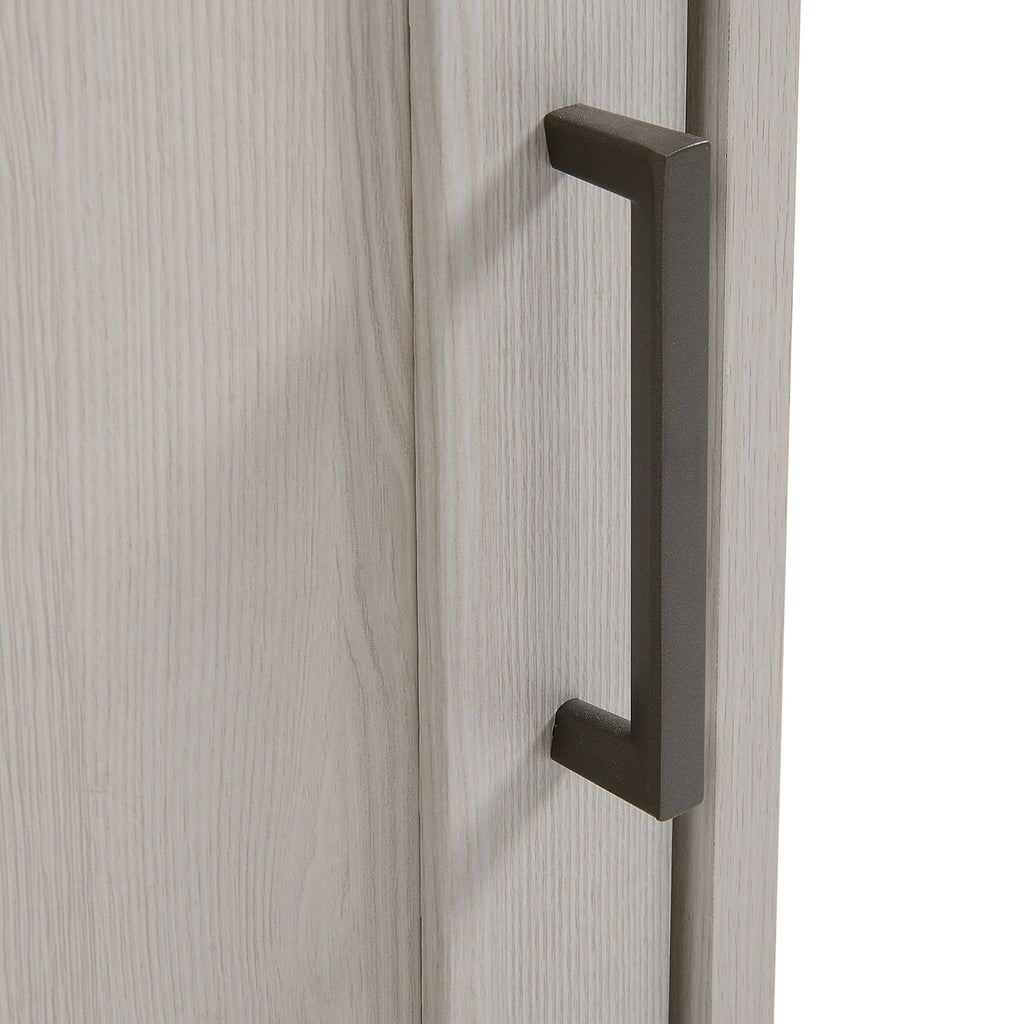 HOMCOM Rustic Hall Tree with Shoe Storage Bench, Entryway Bench with Coat Rack, Accent Coat Tree with Storage Shelves for Hallway, Mudroom, White Wood Grain - Grand Goldman Shop