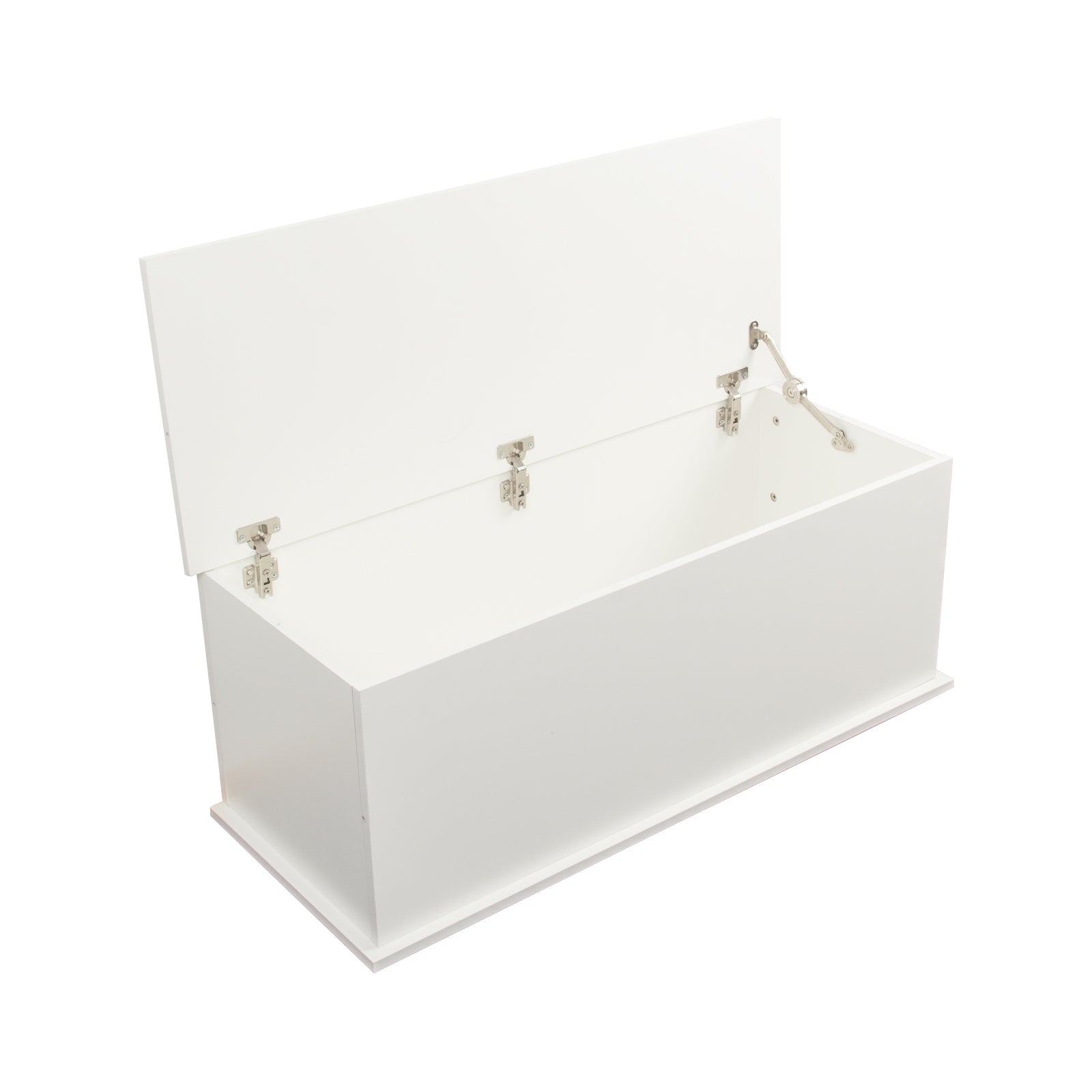 Storage Chest Trunk, Lift Top Wood Box for Entryway Bench Organizer Home Furniture, White - Grand Goldman Shop