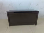 Kids Wooden Toy Box Storage with Safety Hinged Lid for Ages 2+ (Coffee) | Premium Home Decor - Grand Goldman