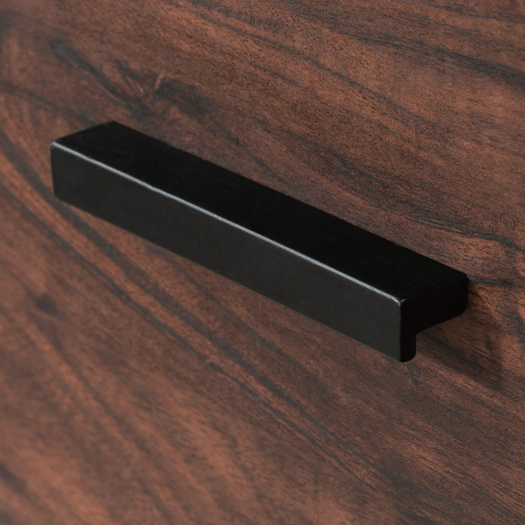 Lateral File with Full-Extension Slides, Dark Walnut finish - Grand Goldman
