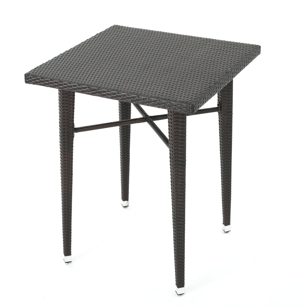 32' SQUARE WICKER BAR TABLE - Grand Goldman Shop