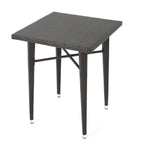 32' SQUARE WICKER BAR TABLE - Grand Goldman Shop
