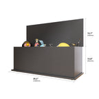 Storage Chest Trunk, Lift Top Wood Box for  Entryway Bench Organizer Home Furniture, Black - Grand Goldman Shop