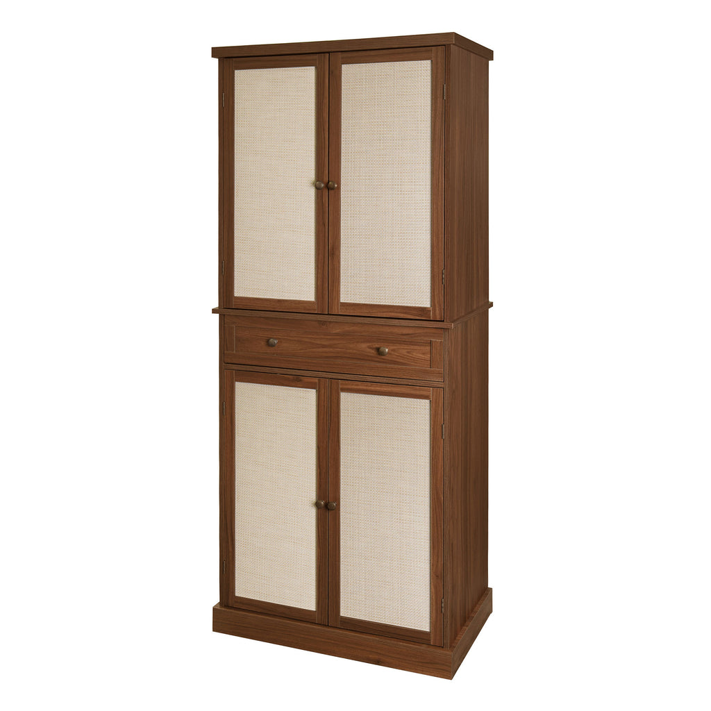 4 Door Cabinet with 1 Drawer, with 4 Adjustable Inner Shelves, Storage Cabinet - Grand Goldman Shop