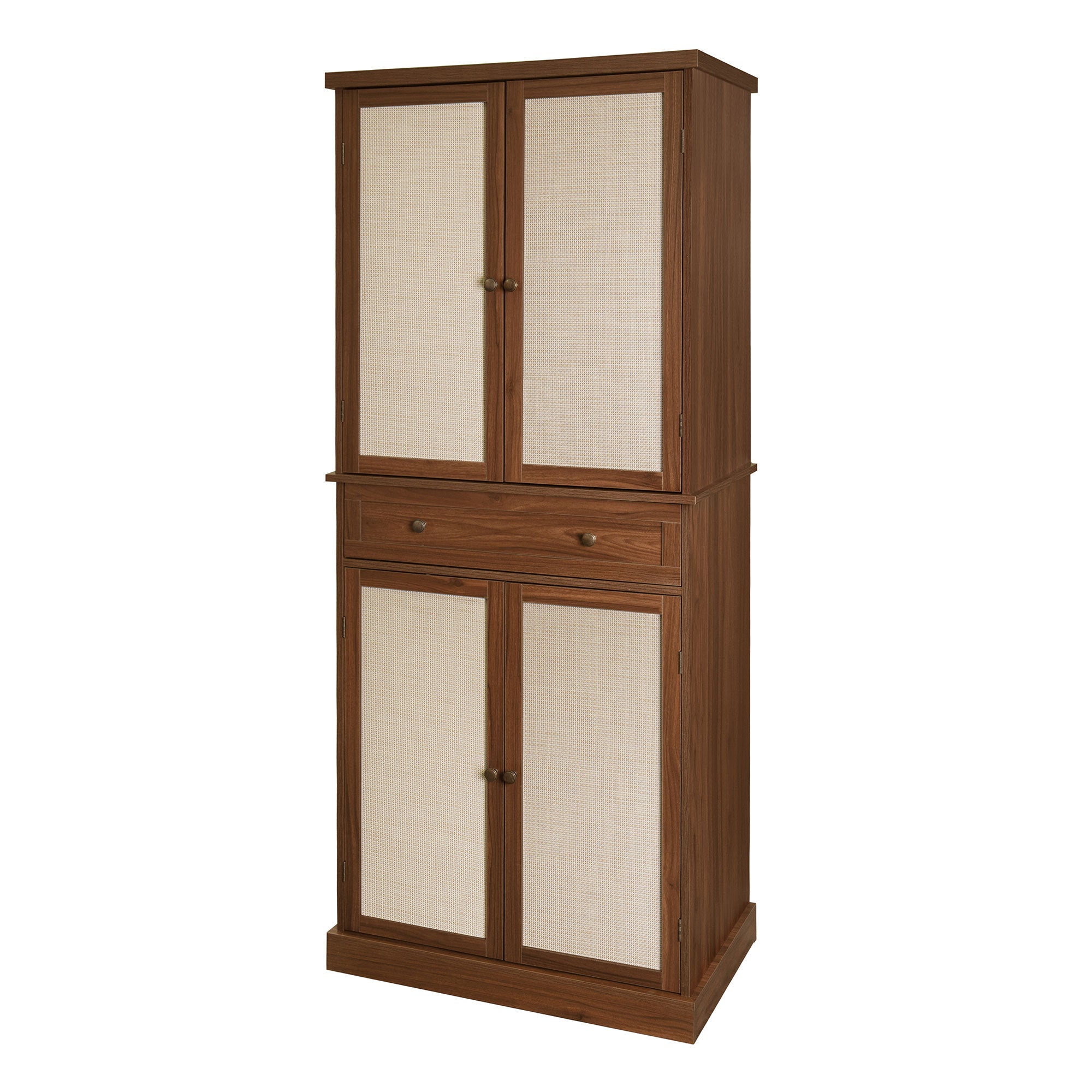 4 Door Cabinet with 1 Drawer, with 4 Adjustable Inner Shelves, Storage Cabinet - Grand Goldman Shop
