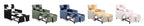 Convertible Sleeper Sofa Chair Bed, Adjustable Chair with Pillow, Multi-Functional Sleeper Chair with Soft Teddy Fabric for Living Room, Dorm, Apartment, Bedroom or Office - Grand Goldman Shop