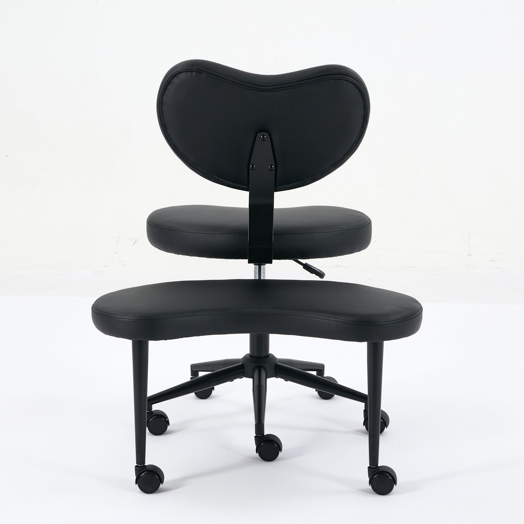 Meditation Chair Plus, Cross Legged Chair with Wheels, ADHD Chair, Criss Cross Desk Chair with Lumbar Support and Adjustable 