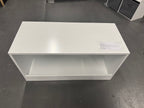 Open Toy Storage Box for Kids, White Wooden Organizer Bin for Plush Toys, Books, Nursery or Playroom Use | Premium Home Decor