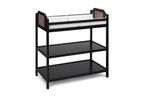 Brees Changing Table Black/Brownstone - Grand Goldman