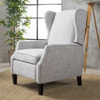 Westeros Wing Back Fabric Upholstered Recliner - Grand Goldman Shop