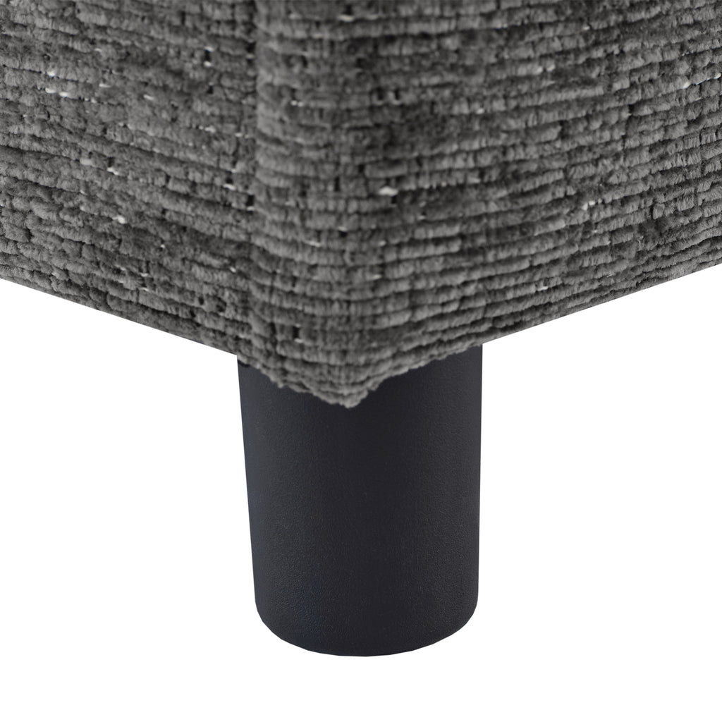 Versatile U-Shaped Sectional Sofa Bed with Storage, Cup Holders, Charging Ports in Grey Chenille - Grand Goldman Shop
