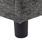 Versatile U-Shaped Sectional Sofa Bed with Storage, Cup Holders, Charging Ports in Grey Chenille - Grand Goldman Shop