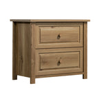Lateral File with Farmhouse Style, Brown finish | Premium Home Decor - Grand Goldman