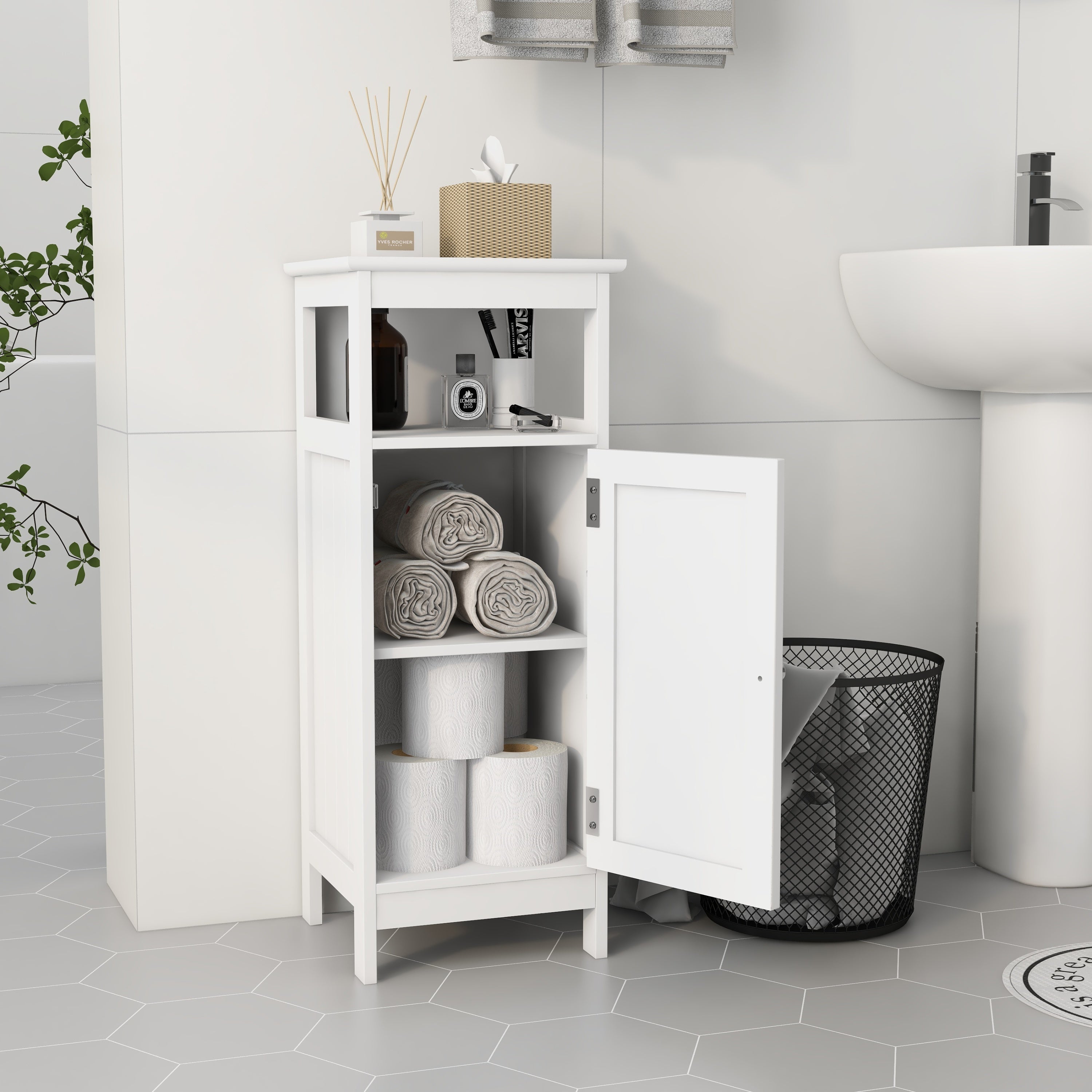 Bathroom single door cabinet - Grand Goldman Shop
