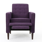 Macedonia Mid-Century Modern Button Tufted Fabric Recliner - Grand Goldman Shop