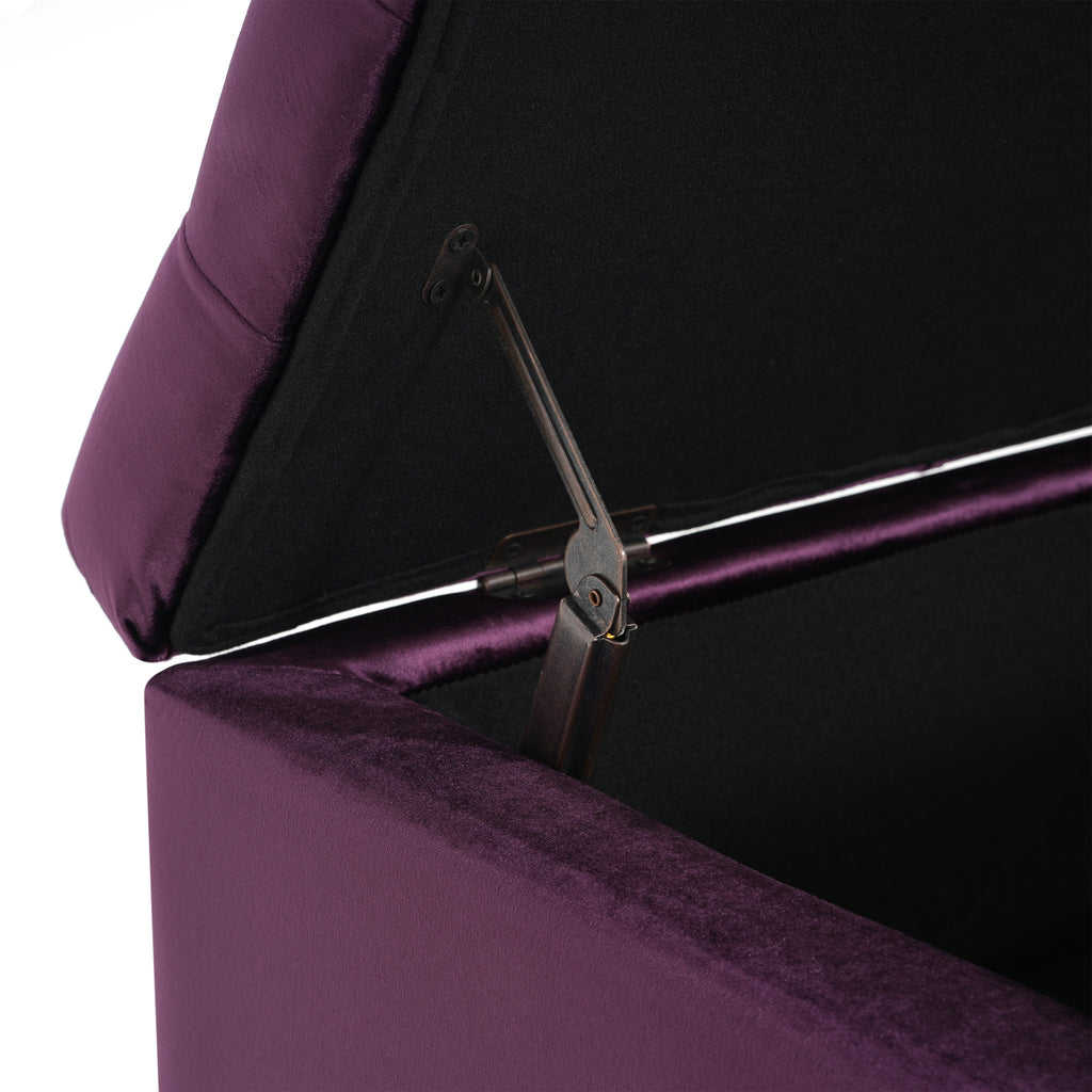 GLOUSTER STORAGE OTTOMAN - Grand Goldman Shop