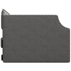 Gray Upholstered Daybed with Trundle, Twin, Wood Slat Support, Linen Fabric Frame Sofa Bed - Grand Goldman Shop
