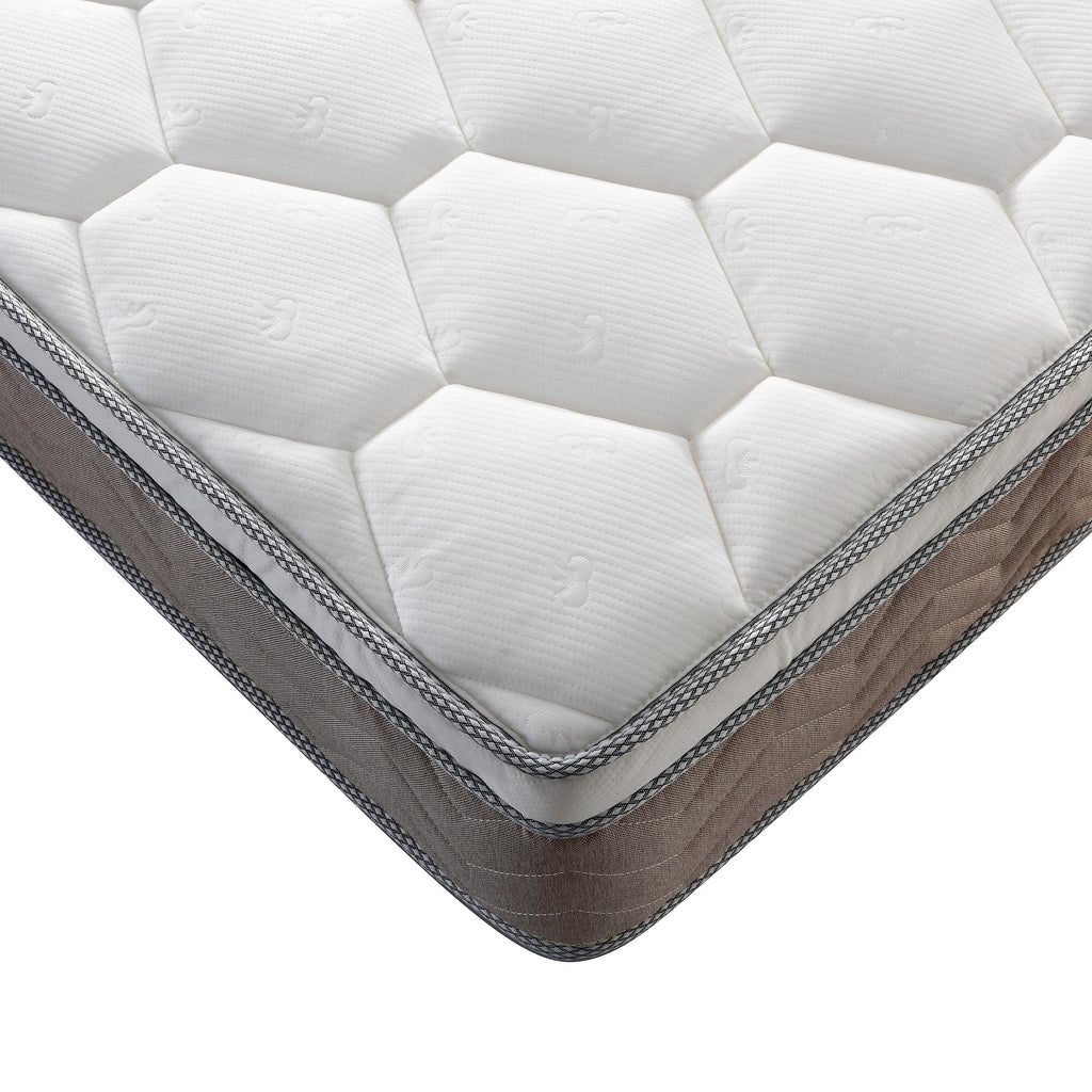 12 inch Hybrid Mattress in a Box,Individual Pocket coil, Medium Firm, Memory Foam Mattress - Grand Goldman Shop