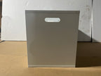 Open Toy Storage Box for Kids, White Wooden Organizer Bin for Plush Toys, Books, Nursery or Playroom Use - Grand Goldman