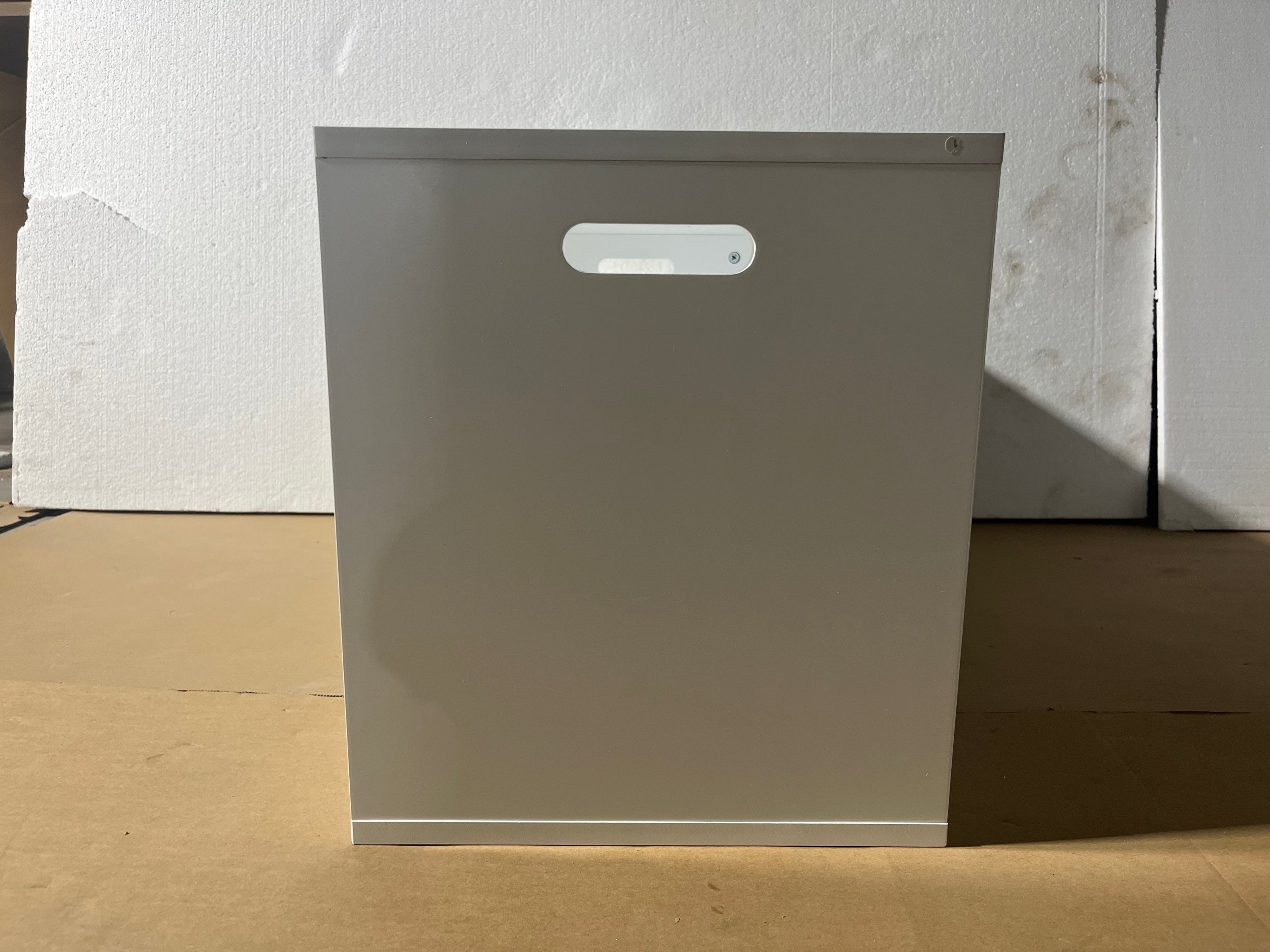 Open Toy Storage Box for Kids, White Wooden Organizer Bin for Plush Toys, Books, Nursery or Playroom Use - Grand Goldman