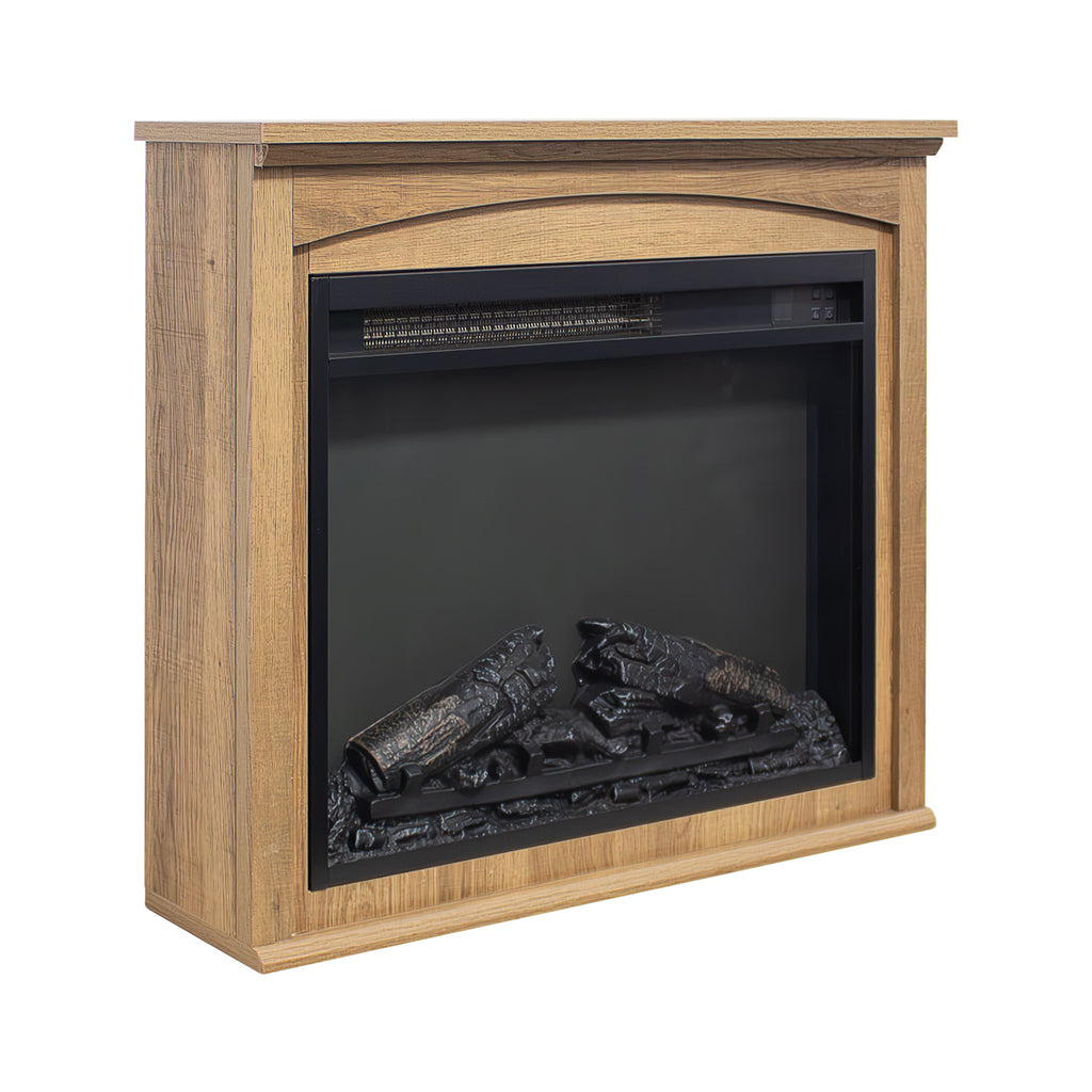 28 inch TV media entertainment center With electric fireplace - Grand Goldman Shop