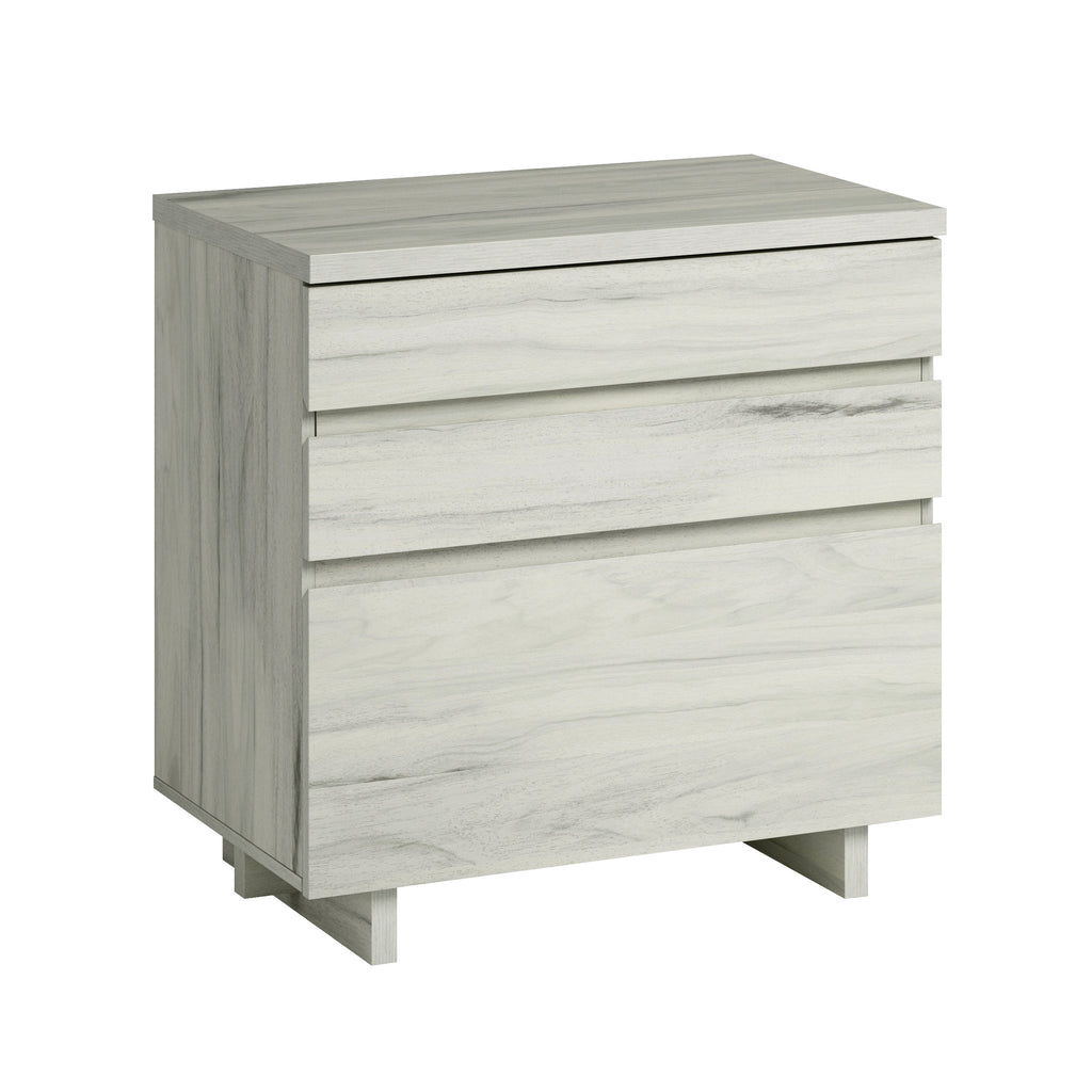 Lateral File with Large Drawers, Off White and Gray finish | Premium Home Decor - Grand Goldman