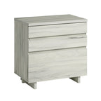 Lateral File with Large Drawers, Off White and Gray finish | Premium Home Decor - Grand Goldman