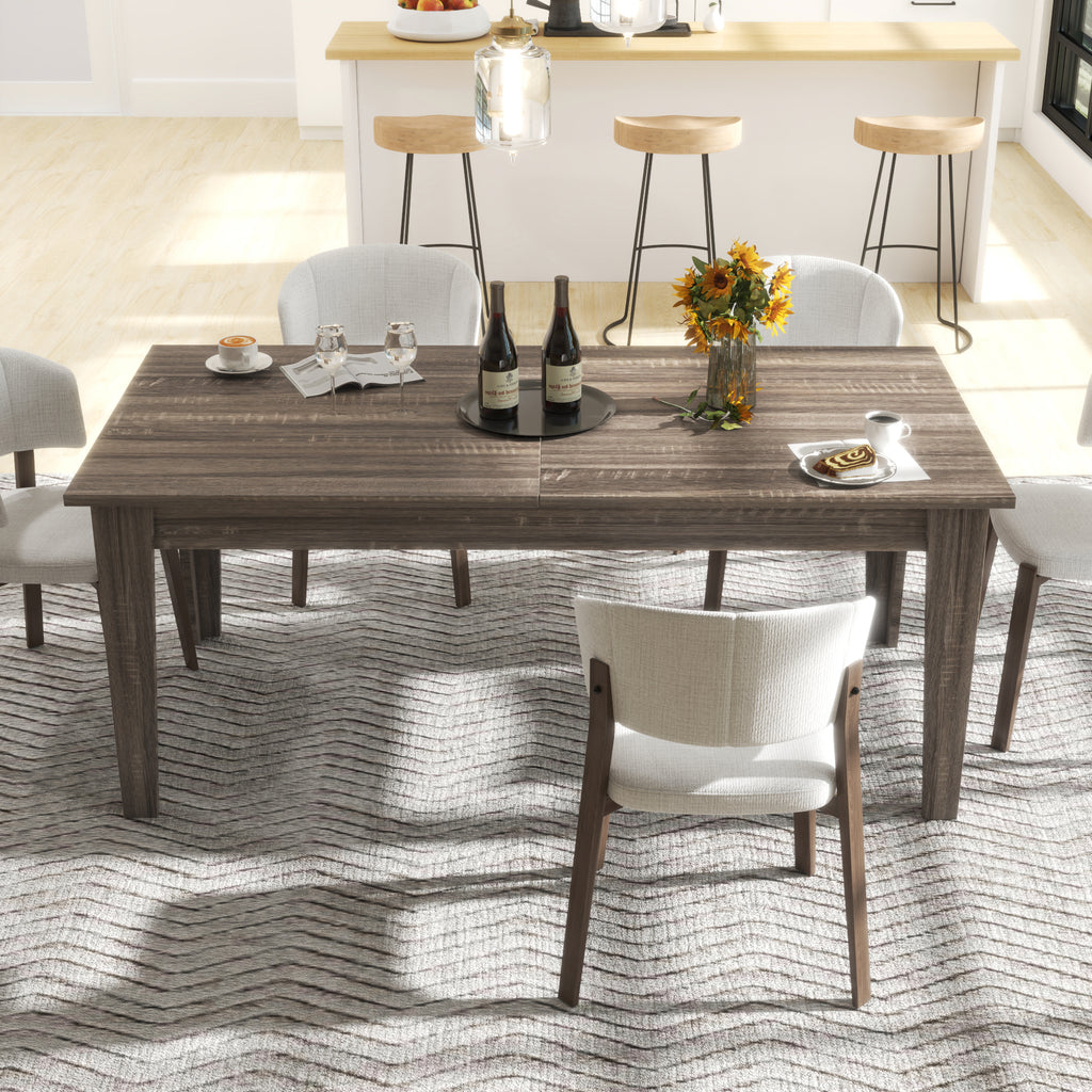 Dining Table , 106.3 in  Large Extendable Kitchen Table - Grand Goldman Shop
