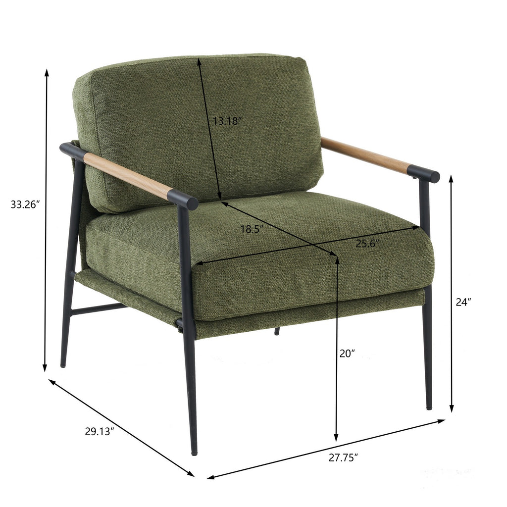 Leisure chair lounge chair  Green color - Grand Goldman Shop