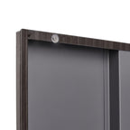 Black Metal Storage Cabinet with Locking Doors and Adjustable Shelf, Folding Filing Cabinet for Home Office, School, Garage, 