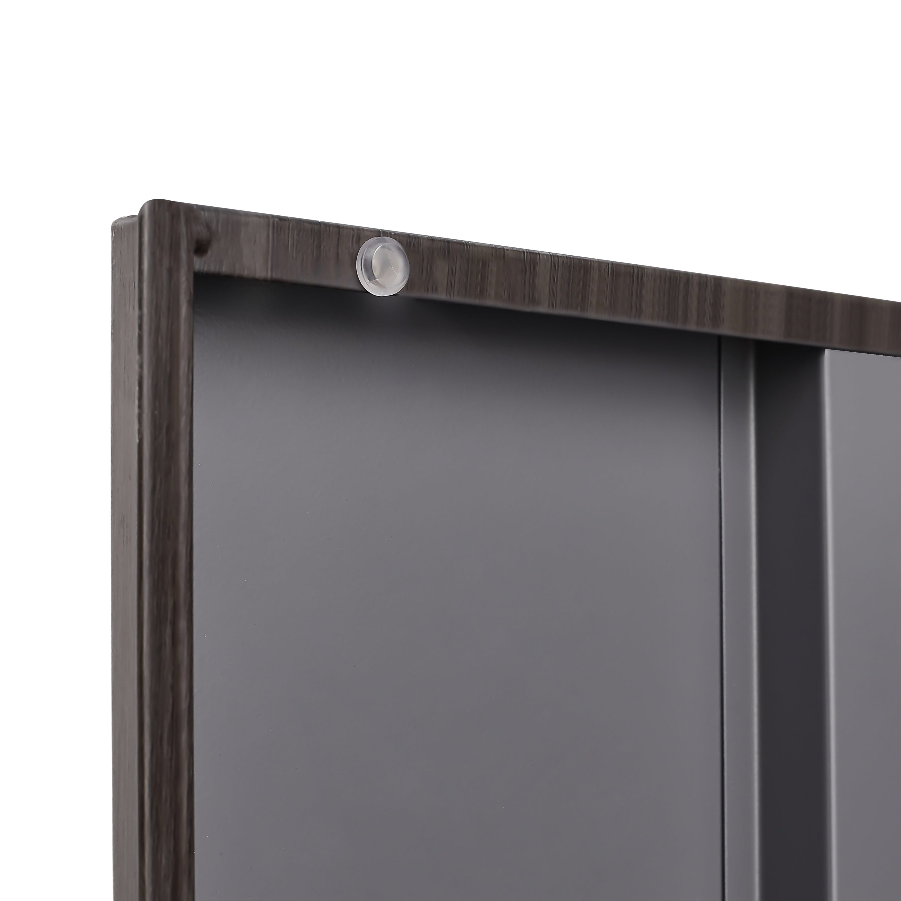 Black Metal Storage Cabinet with Locking Doors and Adjustable Shelf, Folding Filing Cabinet for Home Office, School, Garage, 