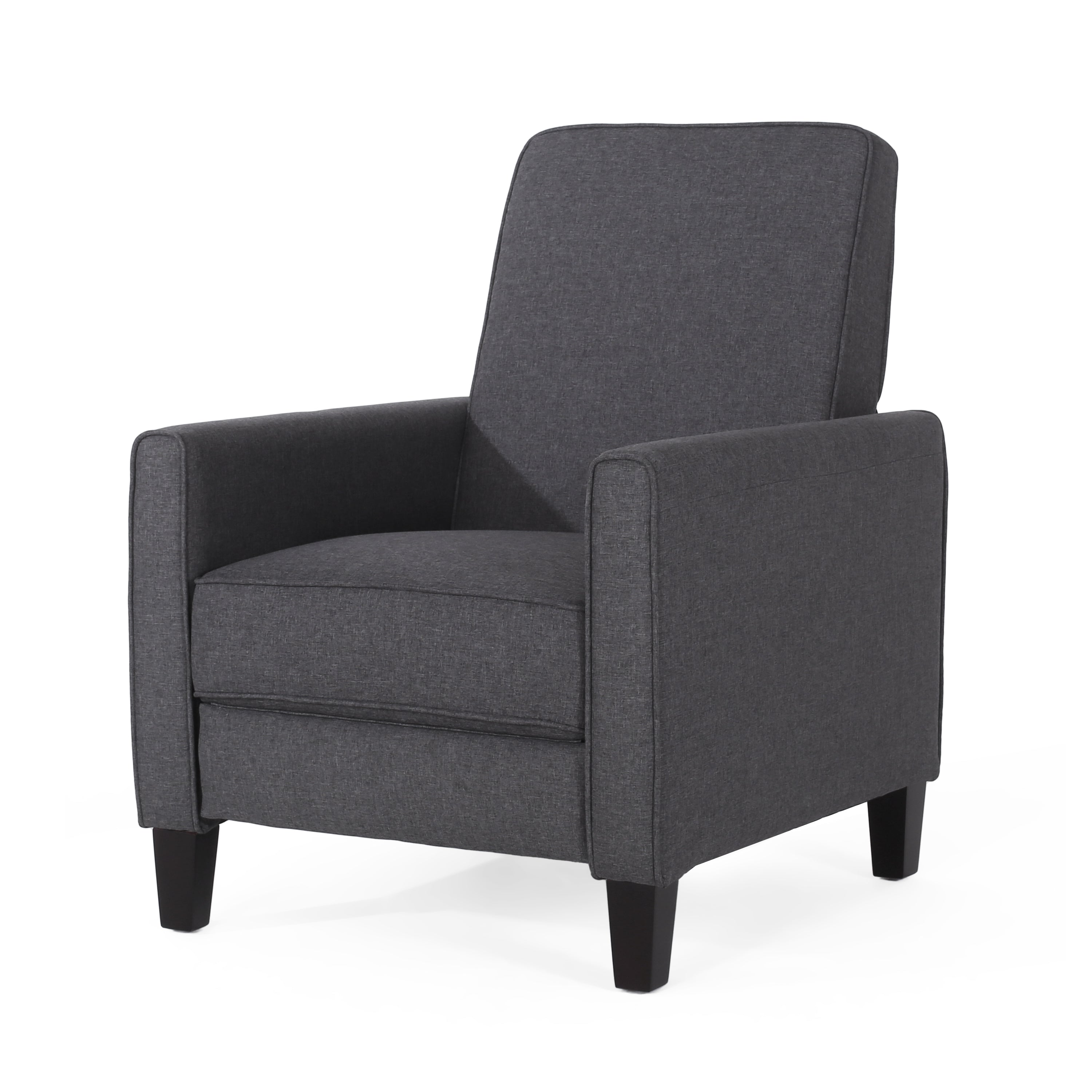 Smoke Fabric Push Back Chair for Elegant Home Décor - Grand Goldman Shop