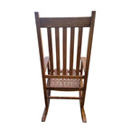 BALCONY PORCH Adult Rocking Chair Brown Solid Wood - Grand Goldman Shop