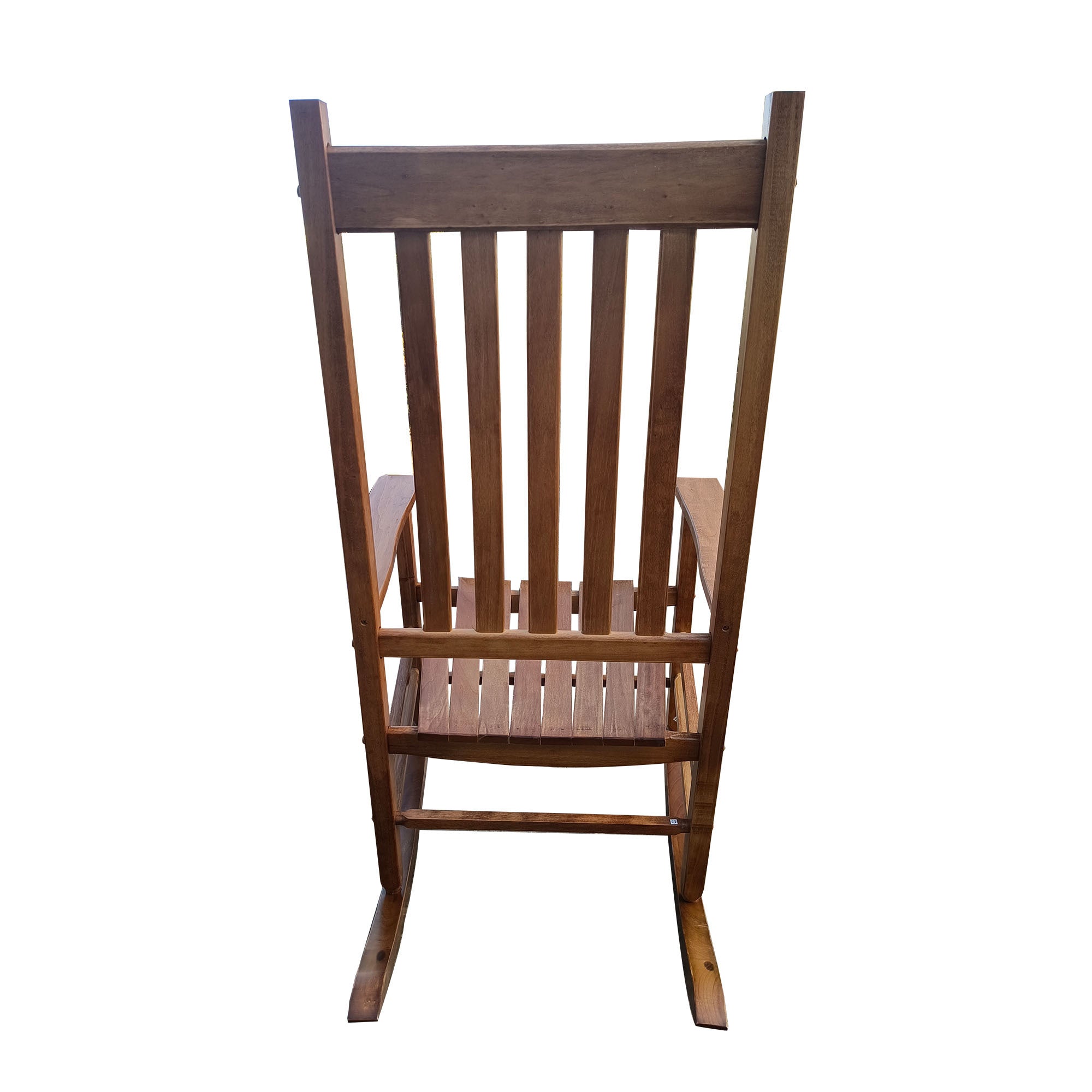 BALCONY PORCH Adult Rocking Chair Brown Solid Wood - Grand Goldman Shop