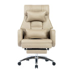Swivel Ergonomic Office Chair, Technology Leather  High Back Office Chair with Lumbar Support Headrest, Sedentary Comfortable