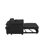 Black Velvet Sleeper Sofa Bed - Grand Goldman Shop