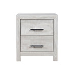 DENVER Modern Queen 4-Piece Bedroom Set with Bed, Dresser, Mirror and Nightstand, Natural Finish, Contemporary Storage Furniture Set - Grand Goldman Shop