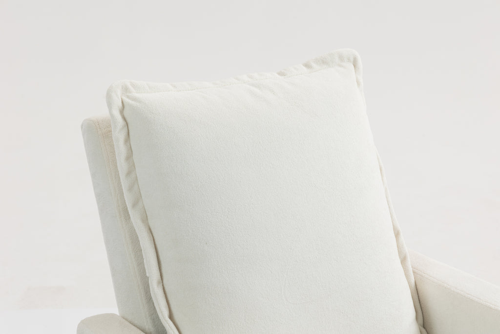 Short plush manual button armchair sofa - Grand Goldman Shop