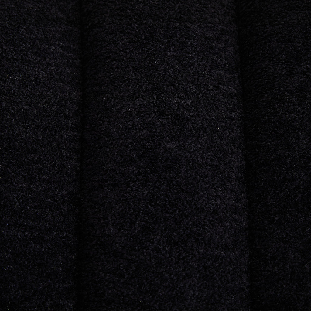 Modern Upholstered Armless Bed Bench with Channel Tufted Design in Black Chenille - Grand Goldman Shop