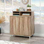 Organizer Hutch with Bookcase, Brown finish - Grand Goldman