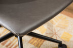 Cesena Faux Leather 360 Swivel Air Lift Office Chair, Antique Gray | Premium Home Decor - Grand Goldman