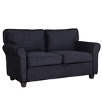 57' Modern 2-Seater Corduroy Sofa With Removable Backrest & Seat Cushions,Padded Armrests,High Rebound Sponge Filled with Solid Wood and Composite Frame,Easy Assembly For Living Room,Bedroom,Office. - Grand Goldman Shop