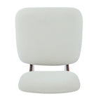 [Set of 2] Modern Beige Lounge Chair with Polyester Upholstery, Sturdy Wood Base With Walnut Finish, Minimalist and Stylish Accent Seating for Living Room, Bedroom, or Office - Grand Goldman Shop