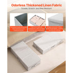 Under Bed Storage 48L Foldable Underbed Box for Household Organization 2 Pack - Grand Goldman Shop