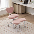Meditation Chair Plus, Cross Legged Chair with Wheels, ADHD Chair, Criss Cross Desk Chair with Lumbar Support and Adjustable 