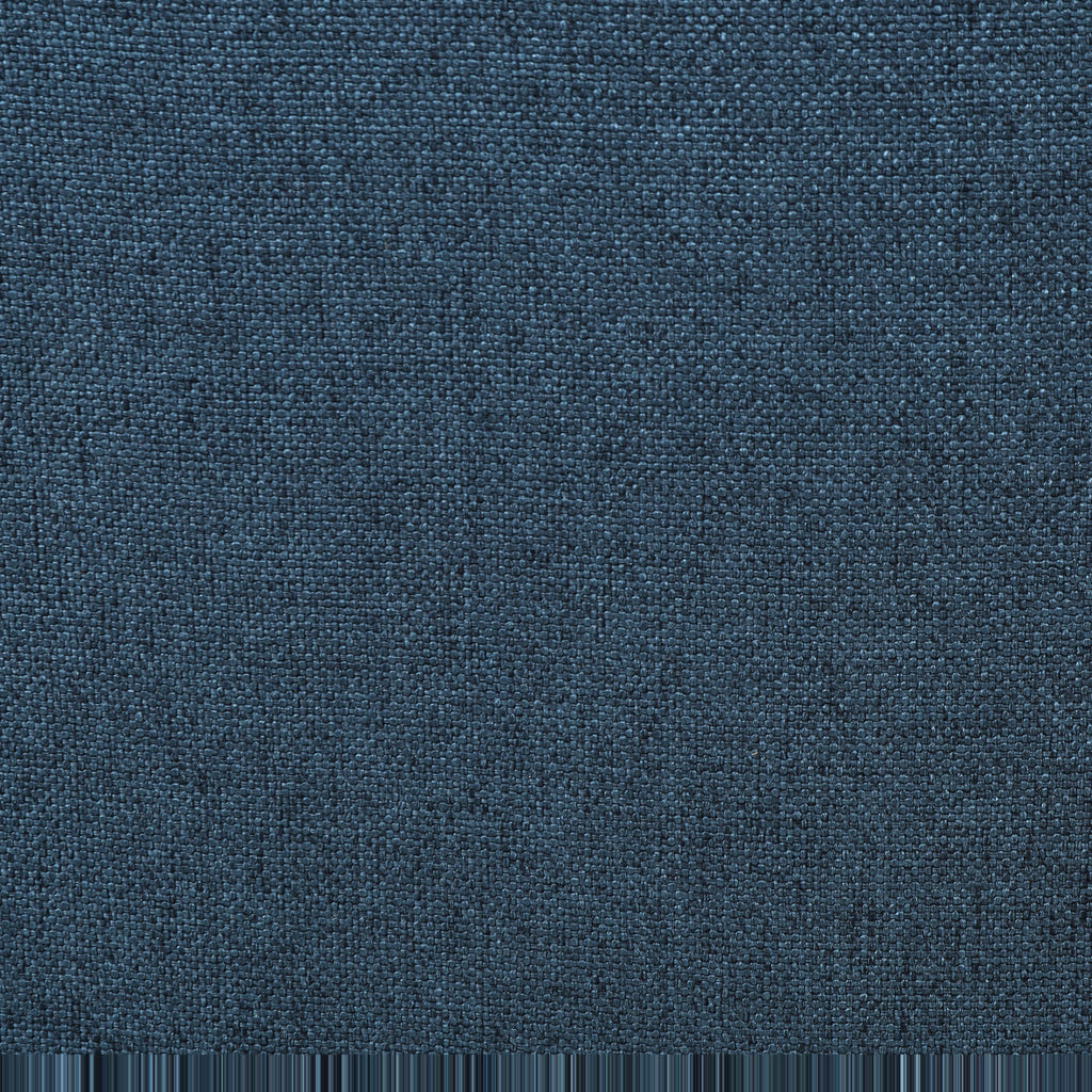 Elegant Navy Blue Fabric Club Chair with Nailhead Trim and Birch Wood Legs - Grand Goldman Shop