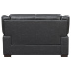 Borden Grey 2-Piece Faux Leather Living Room Set with Smooth Upholstery, Grey Color, Medium Size - Grand Goldman Shop