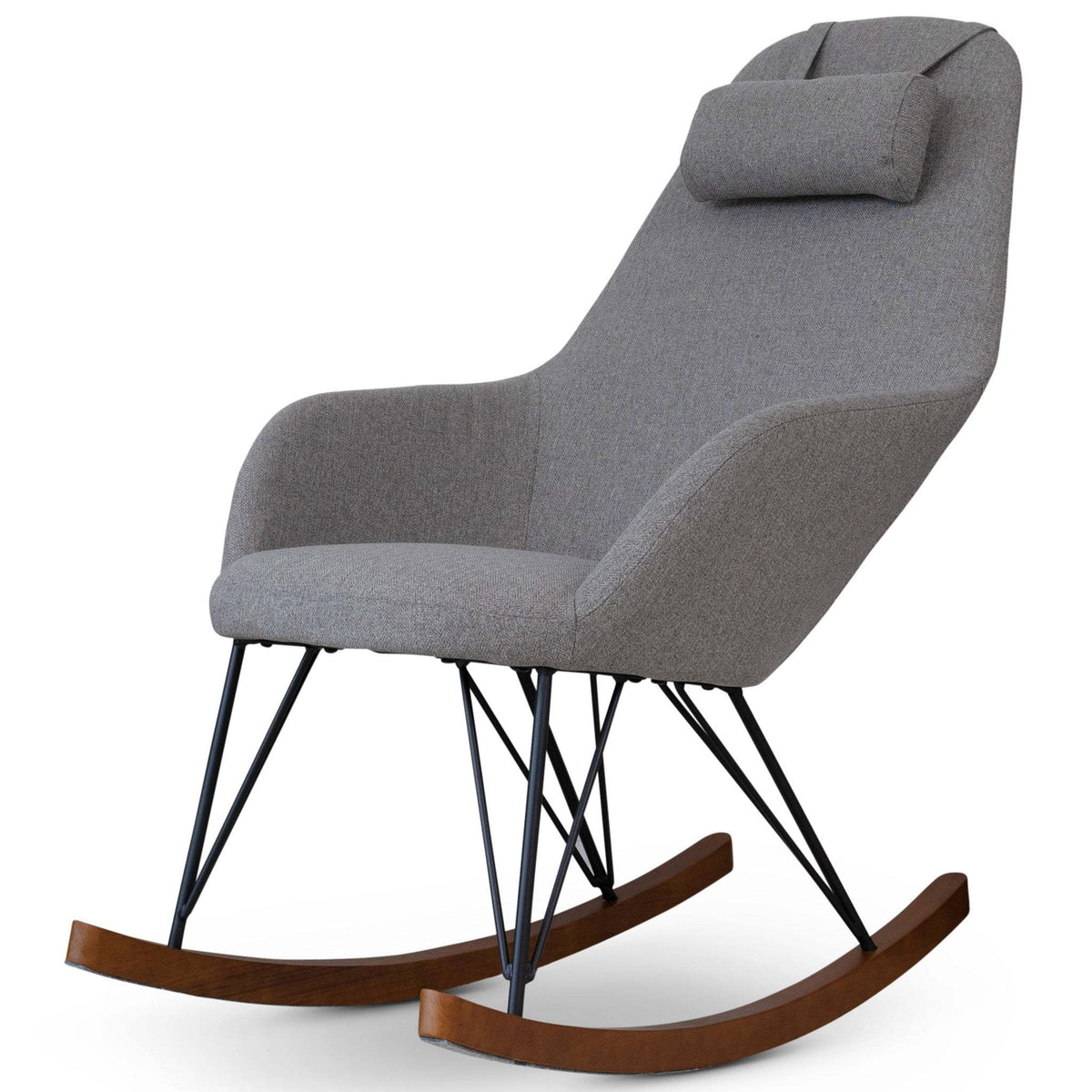 Chloe Mid Century Modern Rocker Livingroom And Bedroom Chair - Grand Goldman Shop
