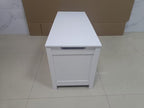 Kids Wooden Toy Box Storage with Safety Hinged Lid for Ages 2+ (White) | Premium Home Decor - Grand Goldman