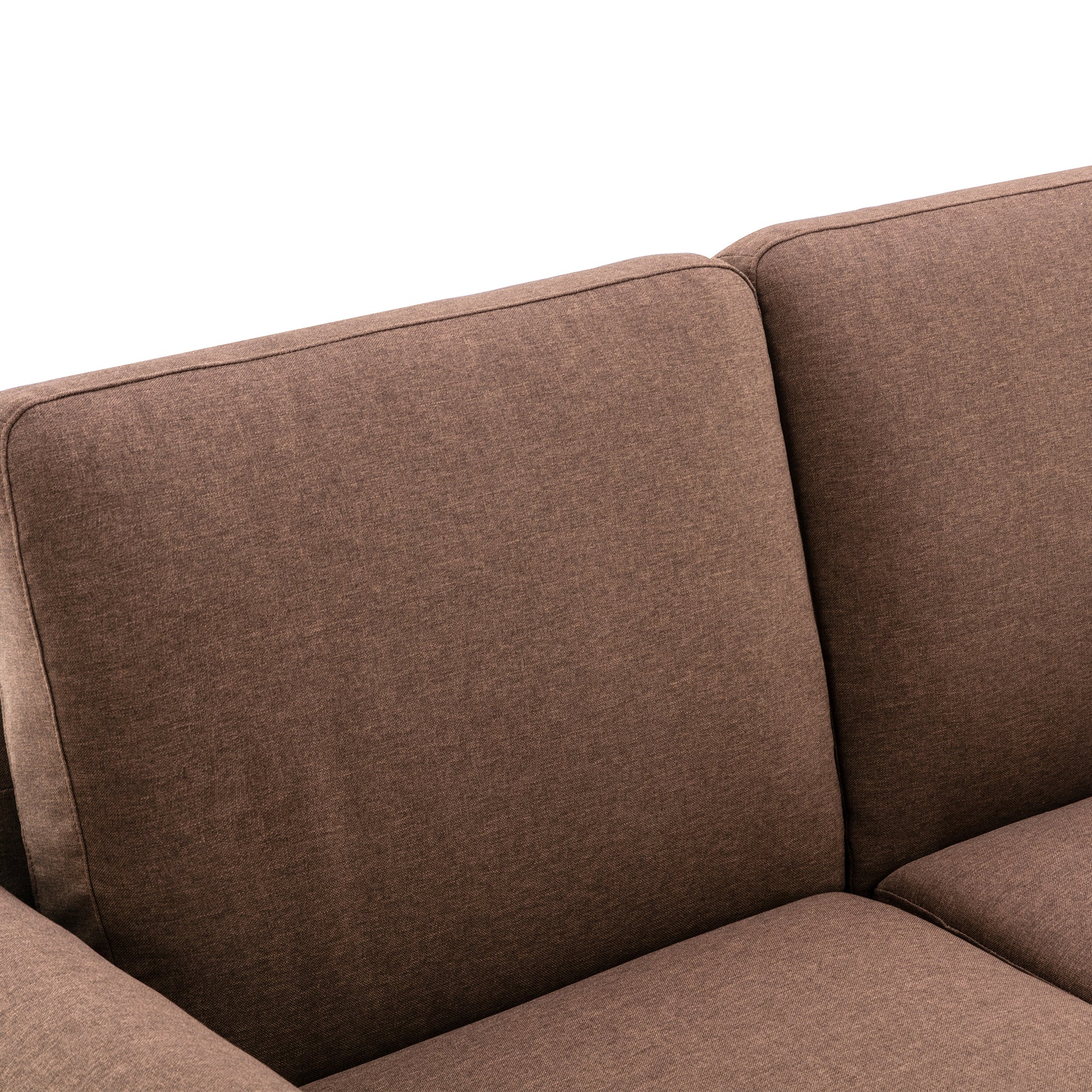 Orisfur Pull Out Sofa Bed Loveseat Sleeper with Twin Size Memory Mattress, USB Ports, Brown Linen, 57.9' - Grand Goldman Shop
